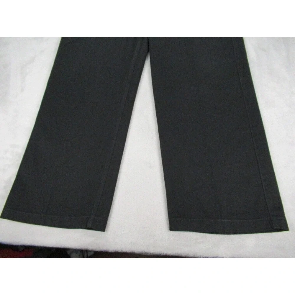 Carhartt Pants Men 42x32 Black Slacks Zip Fly Straight Twill Work Chino B290